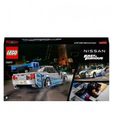 LEGO Speed ​​Champions 76917 2 Fast 2 Furious Nissan Skyline GT-R (R34)