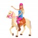 Barbie-nukke ja hevonen