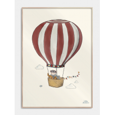 Kaunis lasten ilmapallojuliste, M (50x70, B2)