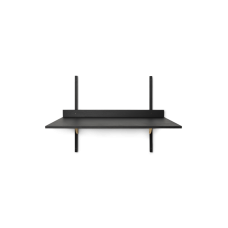 Sektoripöytä - musta saarni / messinki Sektoripöytä - musta saarni / messinki