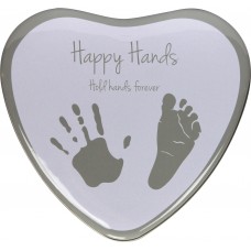 Happy Hands 2D-sydän - valkoinen