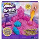 Kinetic Sand, Sparkle Sandcastle -setti - vaaleanpunainen
