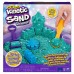 Kinetic Sand, Sparkle Sandcastle -setti - sinivihreä