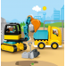 LEGO DUPLO 10931 Tela-alustainen kuorma-auto ja kaivinkone