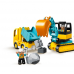 LEGO DUPLO 10931 Tela-alustainen kuorma-auto ja kaivinkone