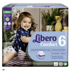 Libero Comfort 6, Vaipat (max. 3 kpl per tilaus)