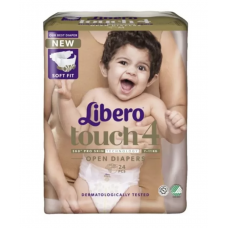 Libero Touch No. 4, avoin vaippa (max. 3 kpl per tilaus)