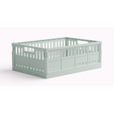 Made Crate Maxi Folding Box, Minty