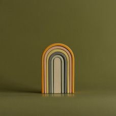 Mini sateenkaari puuta - pastelli