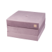 Kokoontaittuva patja iso - violetti, sametti (195x65x10cm)