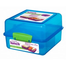 Lounaslaatikko lounaskuutio Sininen - 1,4 litraa