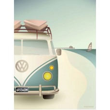VW Camper - juliste (30x40cm)