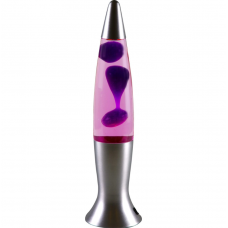 Veli Line Lava lamppu teräslinja pinkki/violetti