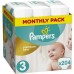 Pampers Premium Protection, koko 3 Midi, 6-10kg, kuukausilaatikko (1x 204 vaippaa)