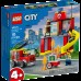 Lego City 60375 paloasema ja paloauto