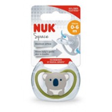 NUK Space Pacifier 0-6kk, 1 kpl