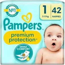 Pampers New Vauvan vaipat Koko 1 2-5 kg ​​2x42 pakkaus