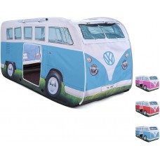 Volkswagen Camper Van Pop Up Telt for Kids - Virallinen VW UPF50+ Foldble Play -teltta tyttöjen pojille - useita värejä