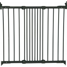 BabyDan Flexi Fit Screw Gate Metal, musta