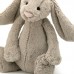 Jellycat röyhkeä kani 36cm - beige