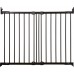 BabyDan Flexi Fit Screw Gate Metal, musta