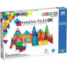 Magna-Tiles rakennusmagneetit, kirkkaat - 48 kpl