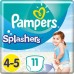 Pampers Splashers vaipat 4-5, 9-15 kg, 11 kpl.