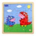 Peppa Pig - Puinen palapeli - Dino DressUp